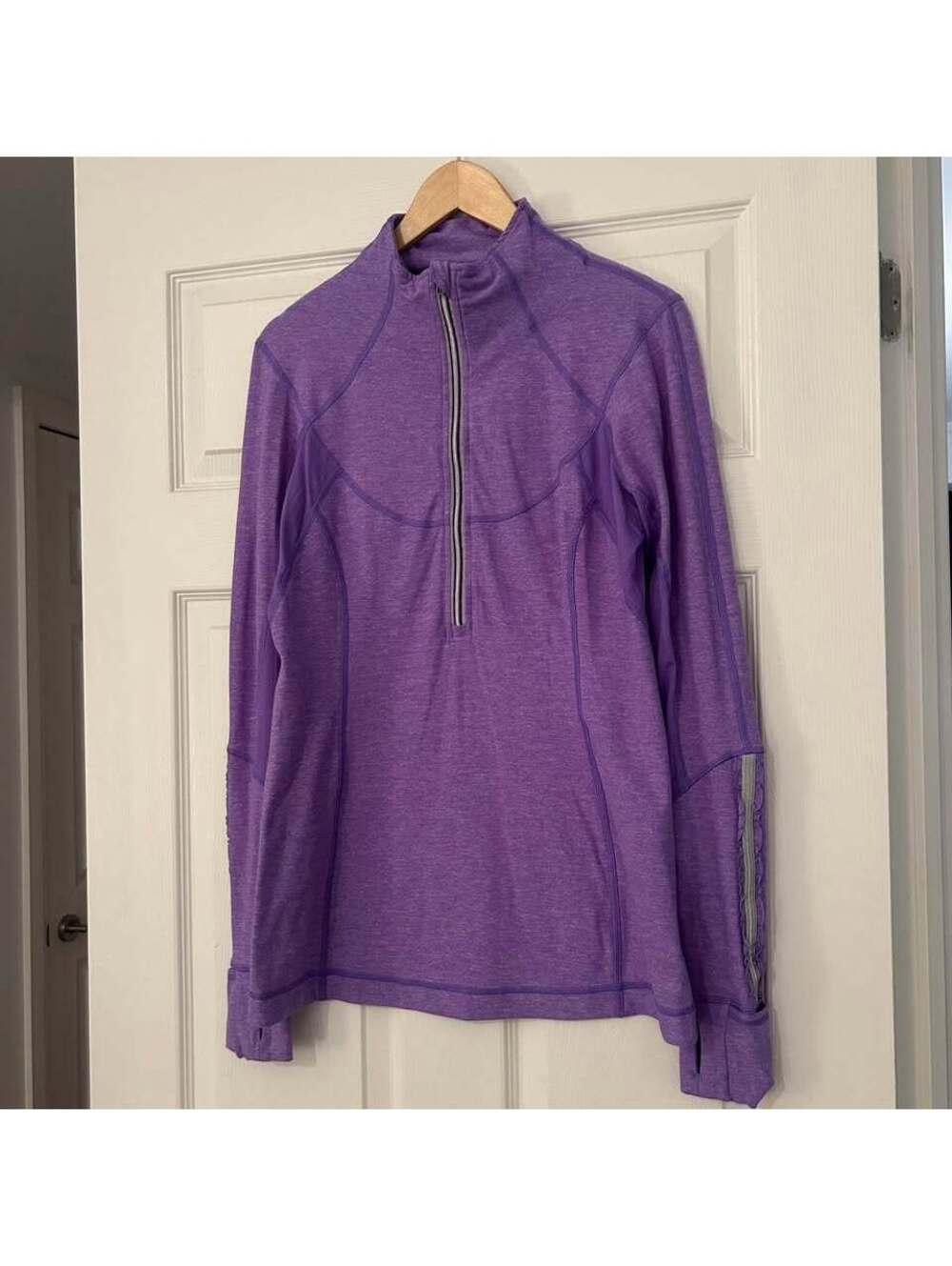 Lululemon Purple 1/2 Zip Pullover size 10